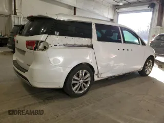 2016 Kia Sedona SX-L with VIN KNDME5C1XG6185380, listed as a Copart auction lot 41875415 with 138,020 mi miles and Clean Title. Bid and sale history available at carsss.com. Image 3.