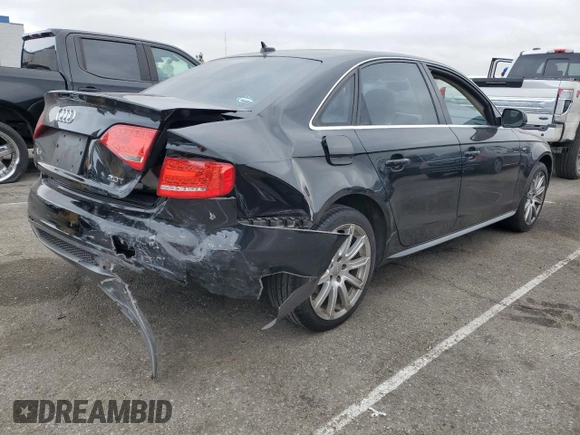 2012 Audi A4 2.0T Premium Plus with VIN WAUEFAFL5CN006361, listed as a Copart auction lot 86719484 with 0 mi miles and Salvage Title. Bid and sale history available at carsss.com. Image 3.