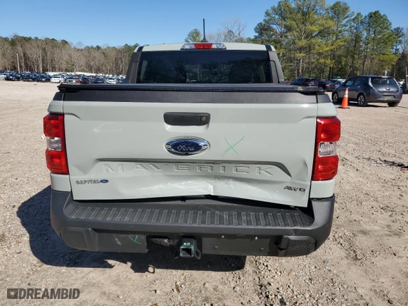 2024 Ford Maverick XLT with VIN 3FTTW8J9XRRB09022, listed as a Copart auction lot 49846685 with 7,538 mi miles and Salvage Title. Bid and sale history available at carsss.com. Image 6.
