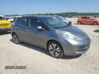 2015 Nissan LEAF S with VIN 1N4AZ0CP7FC305804, listed as a Copart auction lot 61262525 with 68,724 mi miles and Salvage title. Bid and sale history available at DreamBid. Image 4.