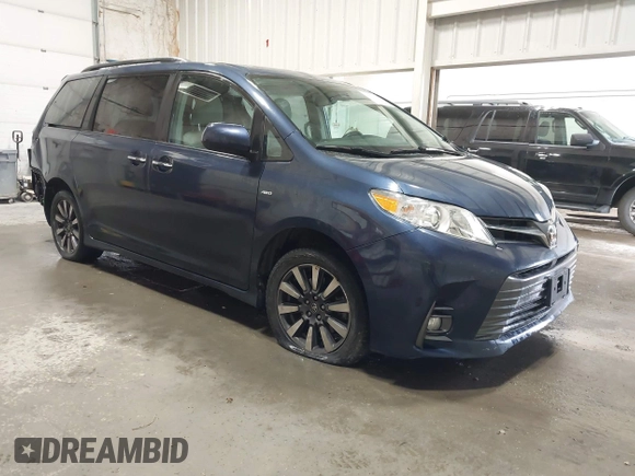 2018 Toyota Sienna XLE with VIN 5TDDZ3DC5JS198019, listed as a IAAI auction lot 42359536 with 56,224 mi miles and . Bid and sale history available at DreamBid. Image 1.