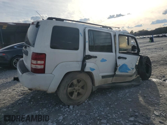 2012 Jeep Liberty Sport with VIN 1C4PJLAK2CW115651, listed as a Copart auction lot 45855084 with Not Provided miles and Non Repairable. Bid and sale history available at DreamBid. Image 3.