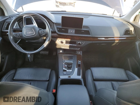 2018 Audi Q5 Premium Plus with VIN WA1BNAFY1J2035076, listed as a Copart auction lot 73202572 with 53,864 mi miles. Bid and sale history available at carsss.com. Image 8.