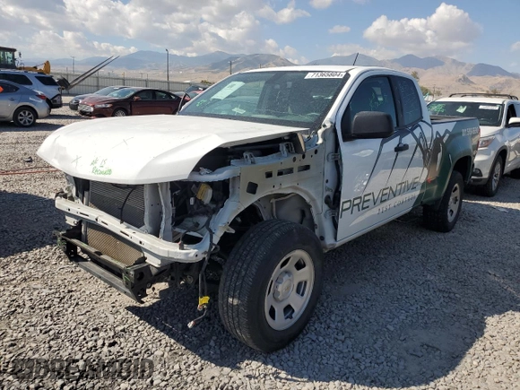 2021 Chevrolet Colorado 2WD Work Truck with VIN 1GCHSBEA0M1207692, listed as a Copart auction lot 71365804 with 64,382 mi miles and Salvage title. Bid and sale history available at DreamBid. Image 1.