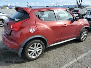 2012 Nissan Juke SL with VIN JN8AF5MV7CT122917, listed as a Copart auction lot 50594595 with 131,513 mi miles and Salvage Title. Bid and sale history available at DreamBid. Image 3.
