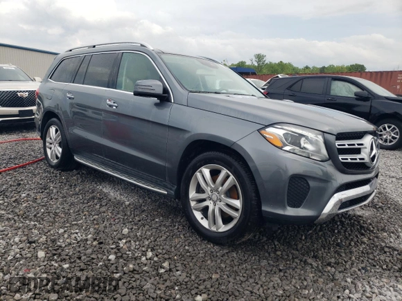 2017 Mercedes-Benz GLS 450 with VIN 4JGDF6EE6HA879903, listed as a Copart auction lot 52628345 with 96,628 mi miles and Salvage Title. Bid and sale history available at DreamBid. Image 4.