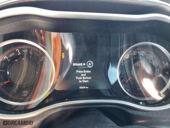 2017 Dodge Challenger R/T Scat Pack with VIN 2C3CDZFJ5HH583201, listed as a Copart auction lot 85605784 with 55,609 mi miles and Salvage Title. Bid and sale history available at carsss.com. Image 9.
