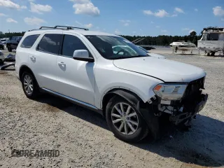 2015 Dodge Durango SXT z VIN 1C4RDHAG0FC147402, wystawiony jako Copart lot #61728915 z przebiegiem 107 104 mil mil oraz Szkoda całkowita • Salvage title. Historia ofert i sprzedaży dostępna na DreamBid. Obrazek 4.