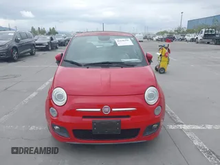 2015 FIAT 500 Sport with VIN 3C3CFFBR2FT528116, listed as a IAAI auction lot 42136399 with 114,548 mi miles. Bid and sale history available at carsss.com. Image 12.