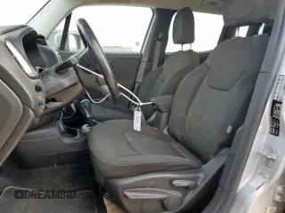 2017 Jeep Renegade Altitude with VIN ZACCJBBB3HPE90038, listed as a Copart auction lot 61364695 with 214,937 mi miles and Salvage title. Bid and sale history available at DreamBid. Image 7.