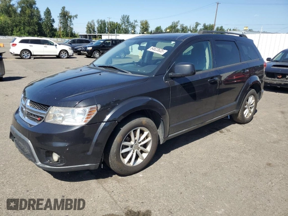2013 Dodge Journey SXT with VIN 3C4PDDBG6DT639884, listed as a Copart auction lot 64623635 with 206,809 mi miles and Clean title. Bid and sale history available at DreamBid. Image 1.