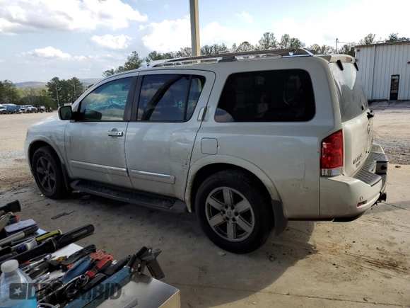2014 Nissan Armada Platinum z VIN 5N1BA0NFXEN610187, wystawiony jako Copart lot #44145265 z przebiegiem Nie podano mil oraz Czysty tytuł • Clean title. Historia ofert i sprzedaży dostępna na DreamBid. Obrazek 2.