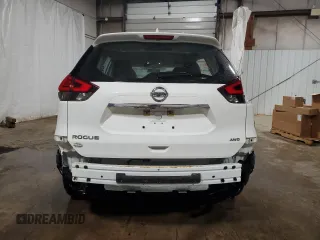 2017 Nissan Rogue SV with VIN KNMAT2MV3HP575466, listed as a Copart auction lot 51775755 with 133,224 mi miles and Salvage Title. Bid and sale history available at carsss.com. Image 6.