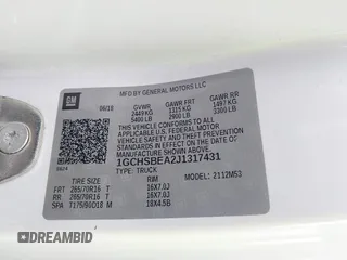 2018 Chevrolet Colorado 2WD Work Truck z VIN 1GCHSBEA2J1317431, wystawiony jako IAAI lot #38838974 z przebiegiem 132 231 mil mil oraz . Historia ofert i sprzedaży dostępna na DreamBid. Obrazek 9.