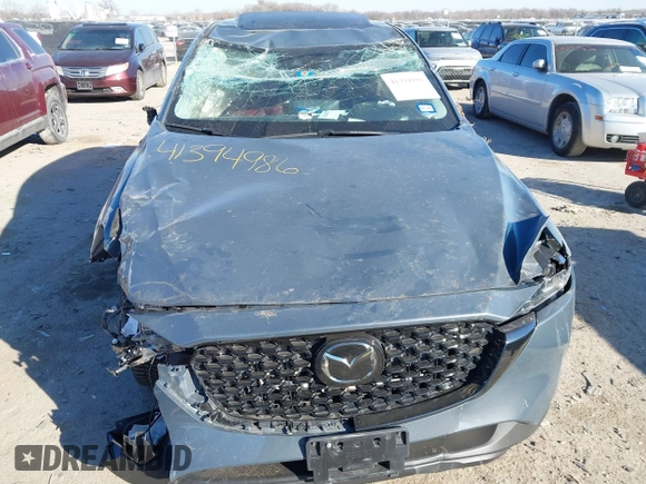 2022 Mazda CX-5 2.5 S Preferred Package with VIN JM3KFBCM7N1529973, listed as a IAAI auction lot 41394986 with 1 mi miles. Bid and sale history available at carsss.com. Image 6.
