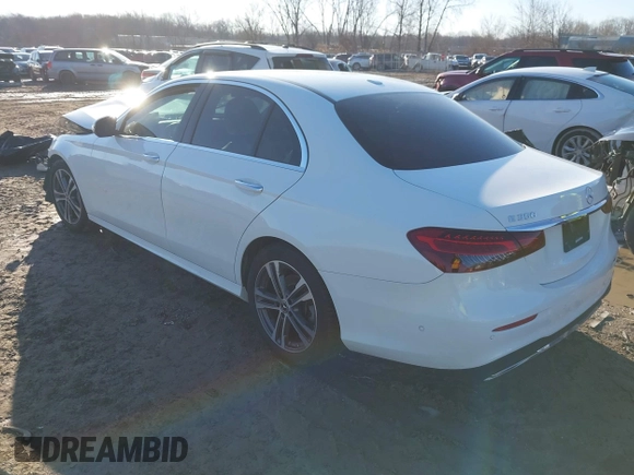 2021 Mercedes-Benz E-Class E 350 with VIN W1KZF8DB3MA874753, listed as a IAAI auction lot 41757038 with 52,022 mi miles. Bid and sale history available at carsss.com. Image 3.