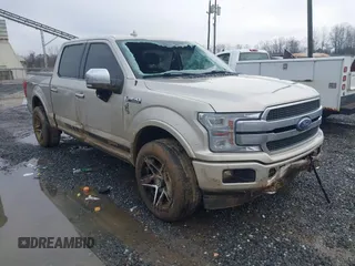 2018 Ford F-150 XL z VIN 1FTEW1EG7JFB28685, wystawiony jako IAAI lot #41253823 z przebiegiem 98 517 mil mil oraz . Historia ofert i sprzedaży dostępna na DreamBid. Obrazek 1.