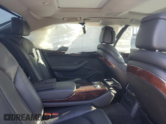 2013 Audi A8 4.0L with VIN WAUR2AFD5DN009509, listed as a Copart auction lot 41412805 with 33,917 mi miles and Salvage Title. Bid and sale history available at DreamBid. Image 10.
