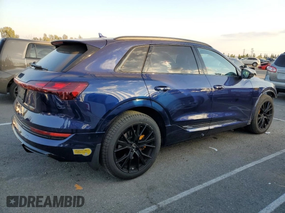 2022 Audi e-tron Chronos with VIN WA1VABGE2NB036942, listed as a Copart auction lot 89388845 with 30,373 mi miles and Salvage title. Bid and sale history available at DreamBid. Image 3.