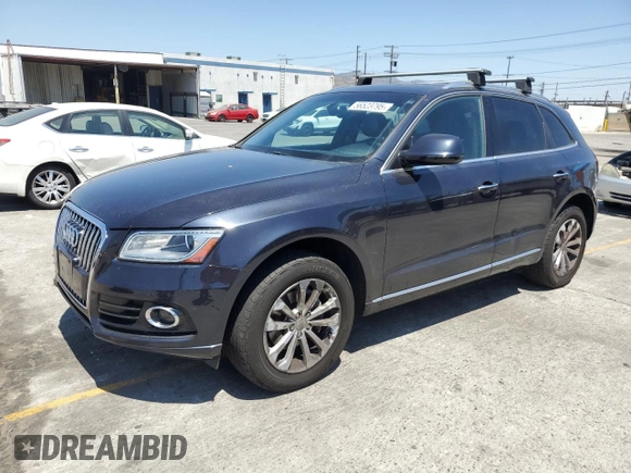 2015 Audi Q5 Premium Plus with VIN WA1LFAFP9FA066937, listed as a Copart auction lot 56523795 with 64,090 mi miles and Salvage title. Bid and sale history available at DreamBid. Image 1.