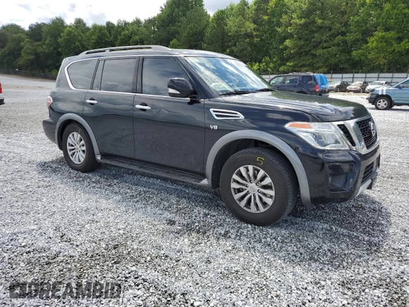 2018 Nissan Armada SV with VIN JN8AY2ND0J9052654, listed as a Copart auction lot 64750694 with 160,102 mi miles and Salvage Title. Bid and sale history available at carsss.com. Image 4.