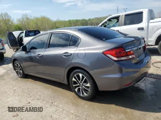 2013 Honda Civic EX with VIN 2HGFB2F89DH506846, listed as a Copart auction lot 53423285 with 92,542 mi miles and Salvage Title. Bid and sale history available at DreamBid. Image 2.