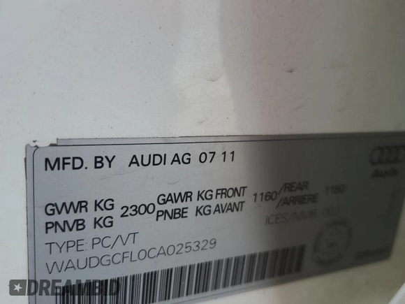 2012 Audi S4 Progressiv plus with VIN WAUDGCFL0CA025329, listed as a Copart auction lot 79630104 with 113,071 mi miles and Salvage Title. Bid and sale history available at carsss.com. Image 12.