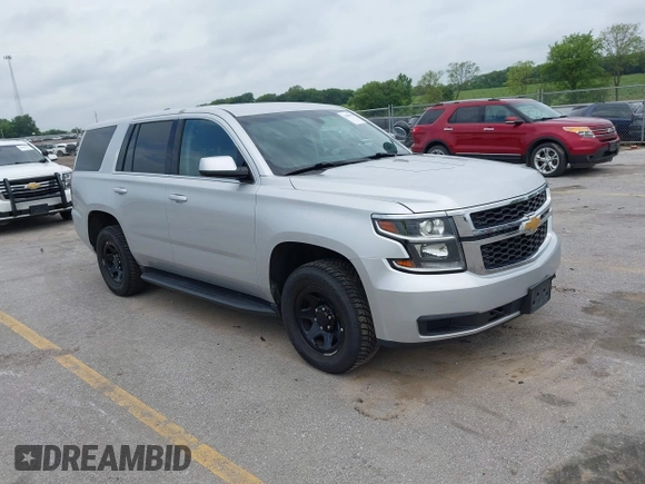 2019 Chevrolet Tahoe Commercial with VIN 1GNSKDEC8KR348535, listed as a IAAI auction lot 42800998 with 133,474 mi miles and . Bid and sale history available at DreamBid. Image 1.