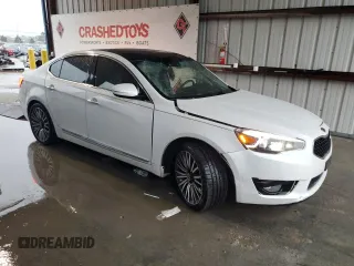 2014 Kia Cadenza Premium with VIN KNALN4D70E5137296, listed as a Copart auction lot 73170554 with Not Provided miles and Non Repairable. Bid and sale history available at DreamBid. Image 4.