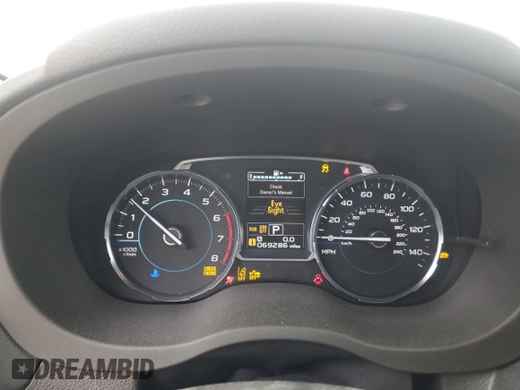 2017 Subaru Forester Touring with VIN JF2SJGWC3HH482753, listed as a Copart auction lot 59676525 with 69,286 mi miles and Salvage title. Bid and sale history available at DreamBid. Image 9.