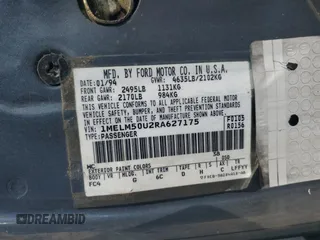 1994 Mercury Sable GS z VIN 1MELM50U2RA627175, wystawiony jako Copart lot #60461215 z przebiegiem 89 788 mil mil oraz Szkoda całkowita • Salvage title. Historia ofert i sprzedaży dostępna na DreamBid. Obrazek 14.