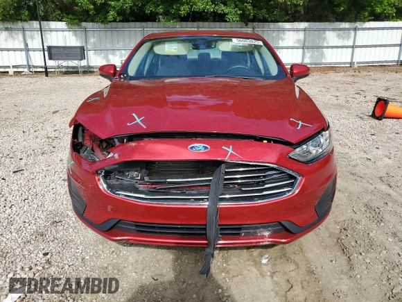 2020 Ford Fusion SE with VIN 3FA6P0HD2LR224300, listed as a Copart auction lot 56063025 with 43,468 mi miles and Salvage title. Bid and sale history available at DreamBid. Image 5.