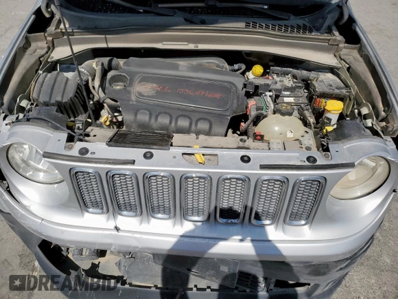 2017 Jeep Renegade Latitude with VIN ZACCJABB6HPE61224, listed as a Copart auction lot 57641775 with 127,078 mi miles and Salvage title. Bid and sale history available at DreamBid. Image 12.