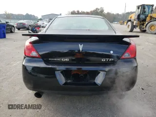 2006 Pontiac G6 GTP with VIN 1G2ZM151164136839, listed as a Copart auction lot 80688484 with 168,470 mi miles and Salvage Title. Bid and sale history available at carsss.com. Image 6.