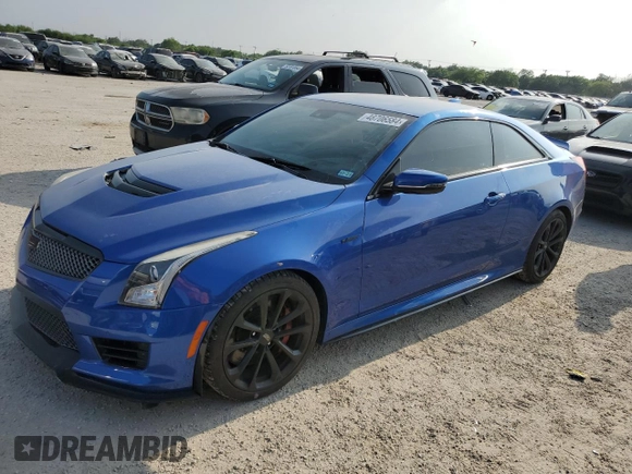 2016 Cadillac ATS-V z VIN 1G6AN1RY2G0132856, wystawiony jako Copart lot #48706584 z przebiegiem 71 464 mil mil oraz Szkoda całkowita • Salvage title. Historia ofert i sprzedaży dostępna na DreamBid. Obrazek 1.