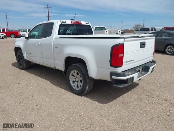 2022 Chevrolet Colorado 2WD LT with VIN 1GCHSCEAXN1217685, listed as a IAAI auction lot 41750510 with 146,087 mi miles. Bid and sale history available at carsss.com. Image 3.