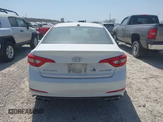 2015 Hyundai Sonata Sport with VIN 5NPE34AB1FH067383, listed as a IAAI auction lot 42075777 with 109,403 mi miles and . Bid and sale history available at carsss.com. Image 16.