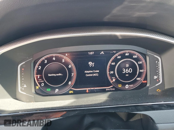 2021 Volkswagen Arteon SEL R-Line with VIN WVWHR7AN5ME003786, listed as a Copart auction lot 75170784 with 64,470 mi miles and Salvage title. Bid and sale history available at DreamBid. Image 9.