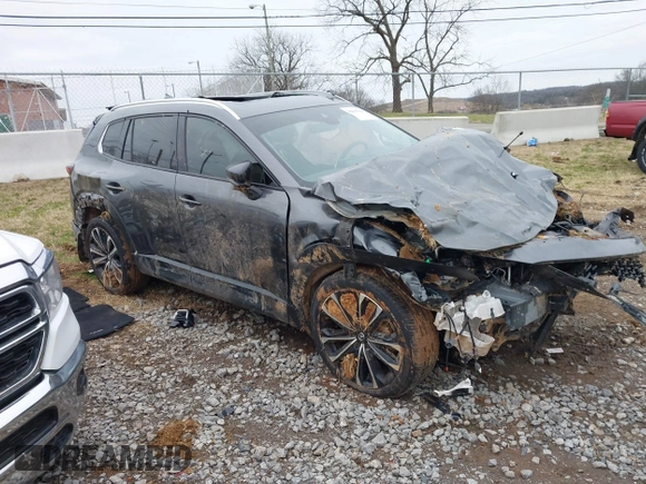 2024 Mazda CX-50 Premium Plus with VIN 7MMVABEY2RN234511, listed as a IAAI auction lot 41639766 with 8,705 mi miles and . Bid and sale history available at DreamBid. Image 1.