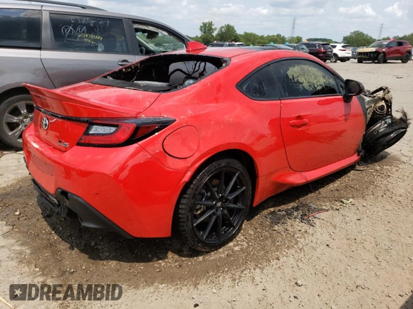 2023 Toyota 86 Premium with VIN JF1ZNBF11P8764493, listed as a Copart auction lot 64361324 with Not Provided miles and Salvage Title. Bid and sale history available at DreamBid. Image 3.