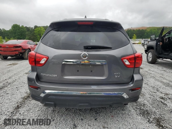 2019 Nissan Pathfinder SV with VIN 5N1DR2MM4KC641519, listed as a Copart auction lot 58790575 with 144,606 mi miles and Clean title. Bid and sale history available at DreamBid. Image 6.