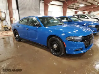 2020 Dodge Charger Police with VIN 2C3CDXKT4LH171551, listed as a Copart auction lot 47269125 with 92,654 mi miles and Clean Title. Bid and sale history available at carsss.com. Image 4.