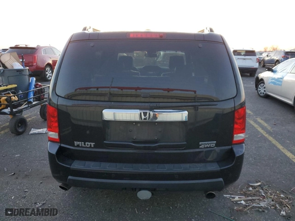 2010 Honda Pilot Touring with VIN 5FNYF4H83AB027165, listed as a Copart auction lot 85119894 with 211,669 mi miles and Salvage Title. Bid and sale history available at carsss.com. Image 6.