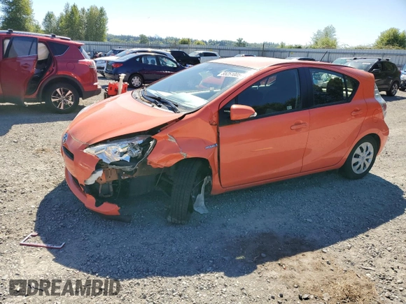 2012 Toyota Prius One with VIN JTDKDTB37C1022680, listed as a Copart auction lot 55251005 with 107,577 mi miles and Clean Title. Bid and sale history available at carsss.com. Image 1.
