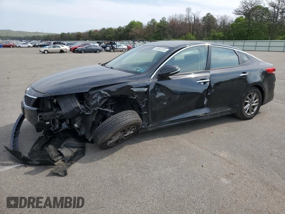 2019 Kia Optima LX z VIN 5XXGT4L38KG306870, wystawiony jako Copart lot #58982325 z przebiegiem 48 421 mil mil oraz Szkoda całkowita • Salvage title. Historia ofert i sprzedaży dostępna na DreamBid. Obrazek 1.