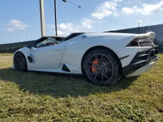 2020 Lamborghini Huracan z VIN ZHWUT5ZF5LLA15314, wystawiony jako Copart lot #58308943 z przebiegiem 11 958 mil mil oraz Szkody całkowita. Historia ofert i sprzedaży dostępna na DreamBid. Obrazek 2.
