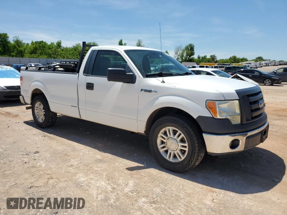 2011 Ford F-150 XL with VIN 1FTNF1CF2BKD62980, listed as a Copart auction lot 54854855 with 257,233 mi miles and Salvage title. Bid and sale history available at DreamBid. Image 4.