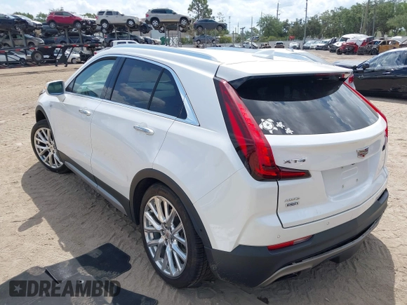 2019 Cadillac XT4 AWD Premium Luxury with VIN 1GYFZDR48KF131619, listed as a IAAI auction lot 42202281 with 67,048 mi miles and . Bid and sale history available at DreamBid. Image 3.