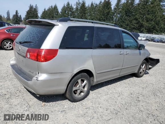 2006 Toyota Sienna CE with VIN 5TDZA23C66S413293, listed as a Copart auction lot 54765815 with Not Provided miles and Salvage Title. Bid and sale history available at DreamBid. Image 3.