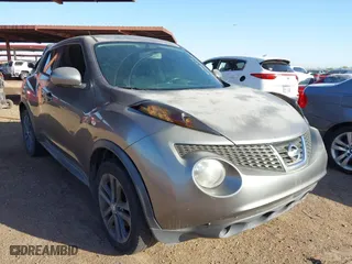 2014 Nissan Juke S with VIN JN8AF5MR1ET359229, listed as a IAAI auction lot 41766478 with 1 mi miles. Bid and sale history available at carsss.com. Image 1.